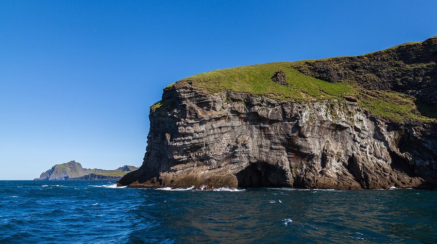 Heimaey cliffs in the Westman Islands