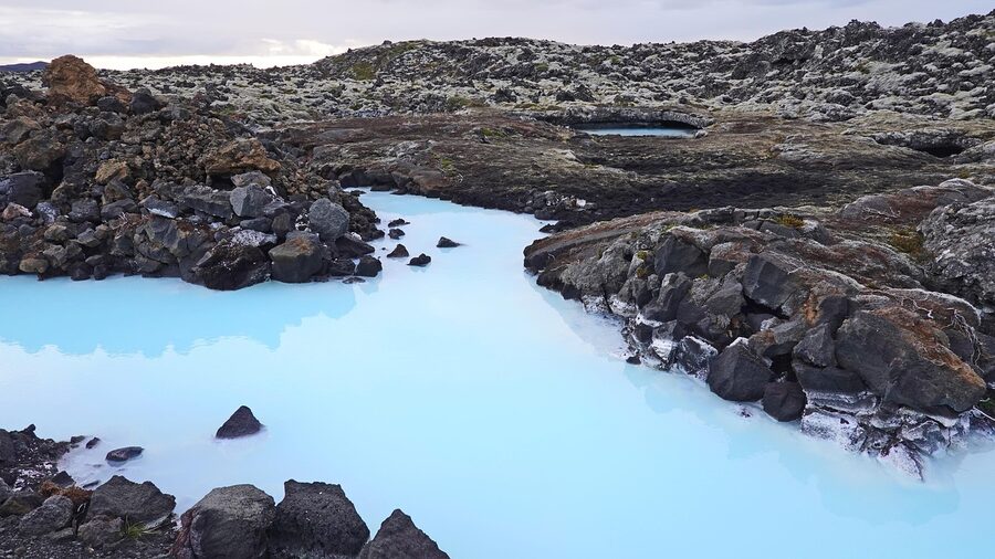 Thermal spa view at the Blue Lagoon