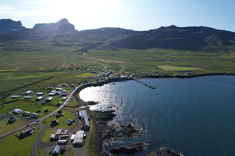 Borgarfjordur Eystri valley with Dyrfjoll mountains beyond
