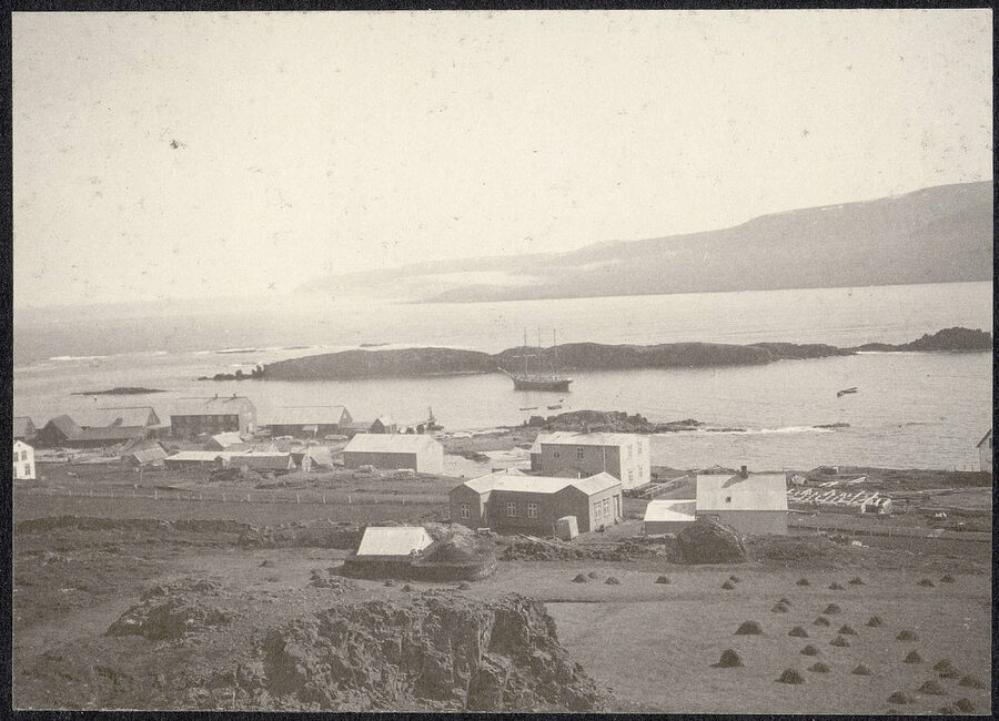 Vopnafjordur village in northeast Iceland