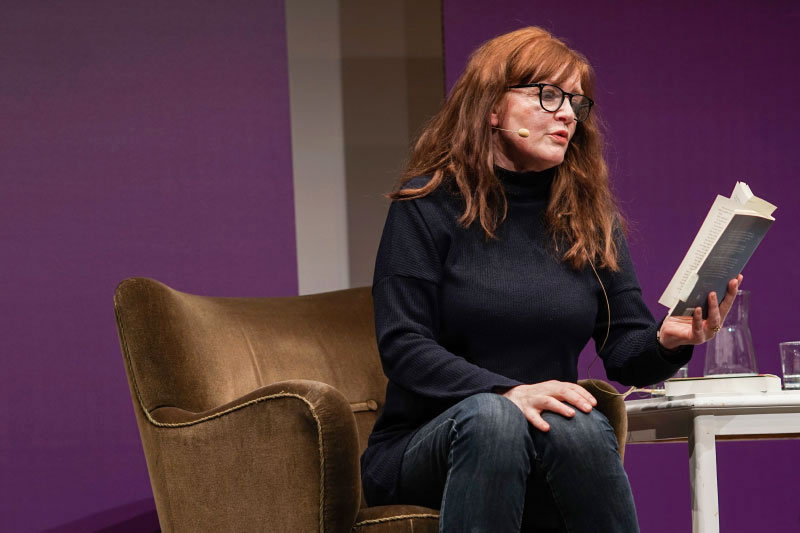 Auður Ava Ólafsdóttir at LitteraturXchange Festival in Aarhus 2019