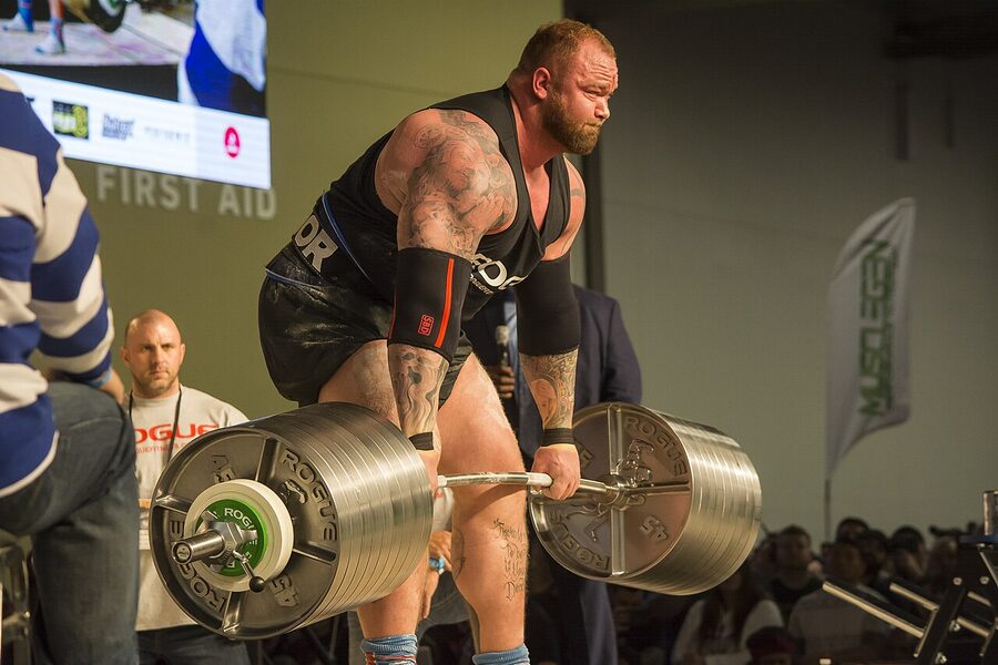 Hafþór Júlíus Björnsson at the Arnold Classic strongman competition