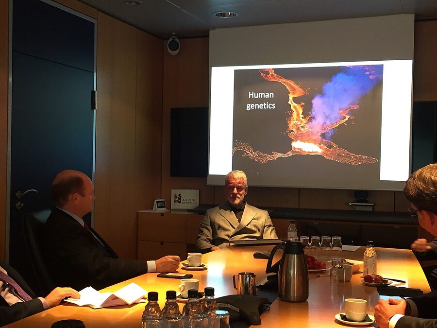 Kári Stefánsson, founder of deCODE genetics, in Iceland 2016