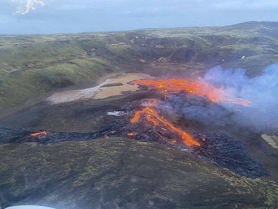 Fagradalsfjall volcanic eruption in 2021