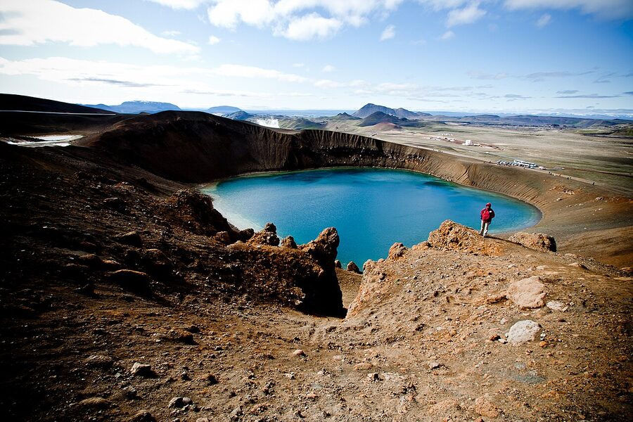 Viti crater at Krafla volcano in north Iceland