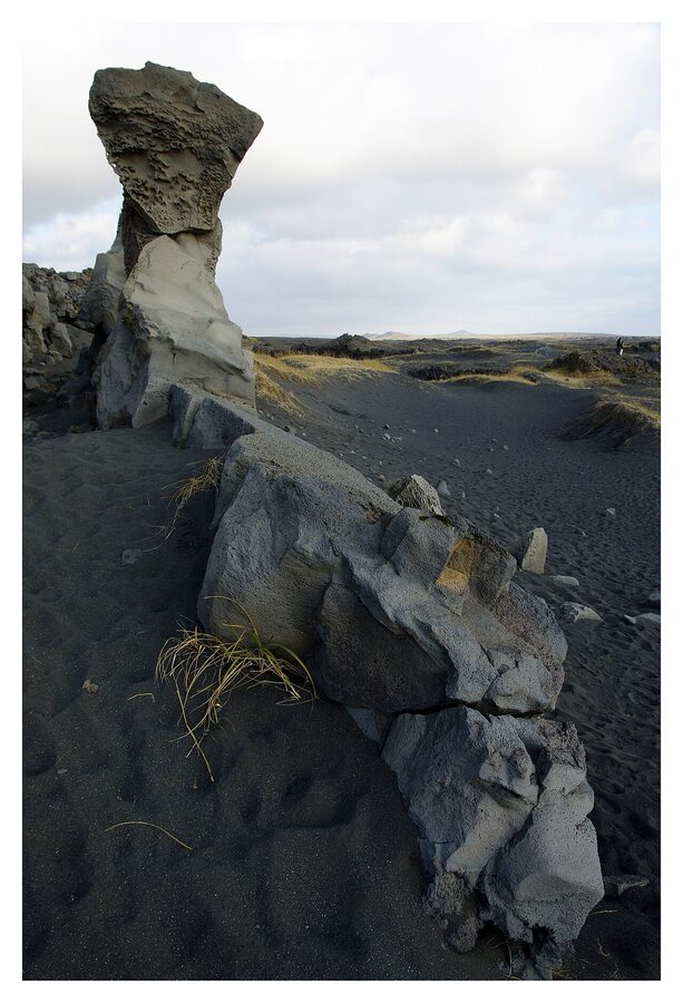 Moss covered lava fields on the Reykjanes peninsula in Iceland