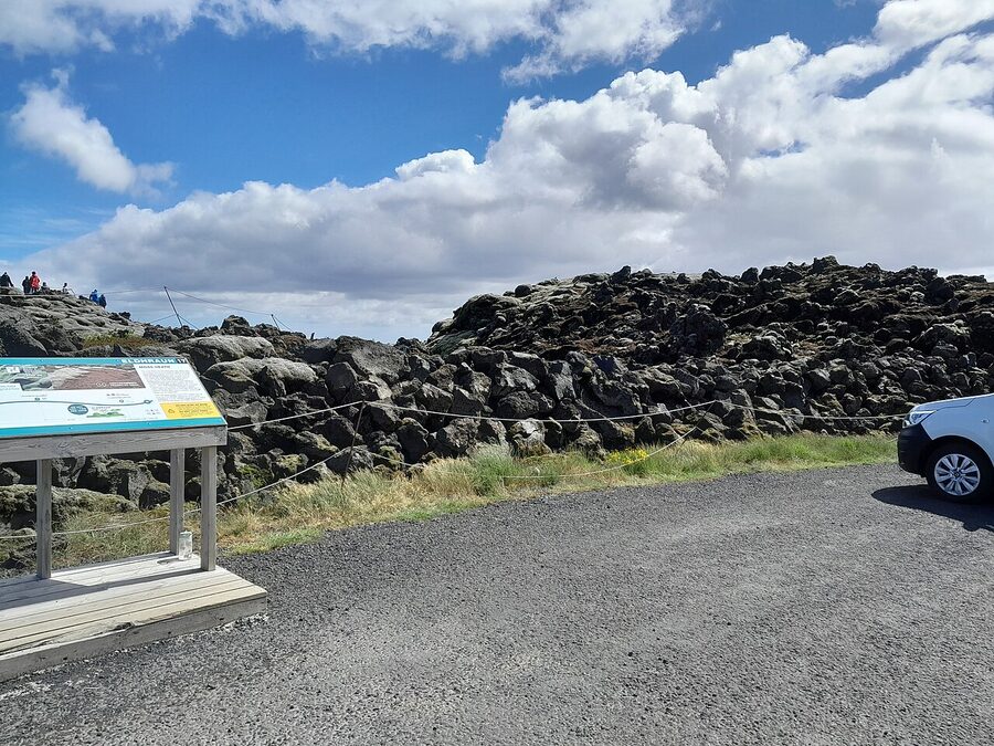 The Eldhraun lava field from the 1783 Laki eruption, now covered in moss