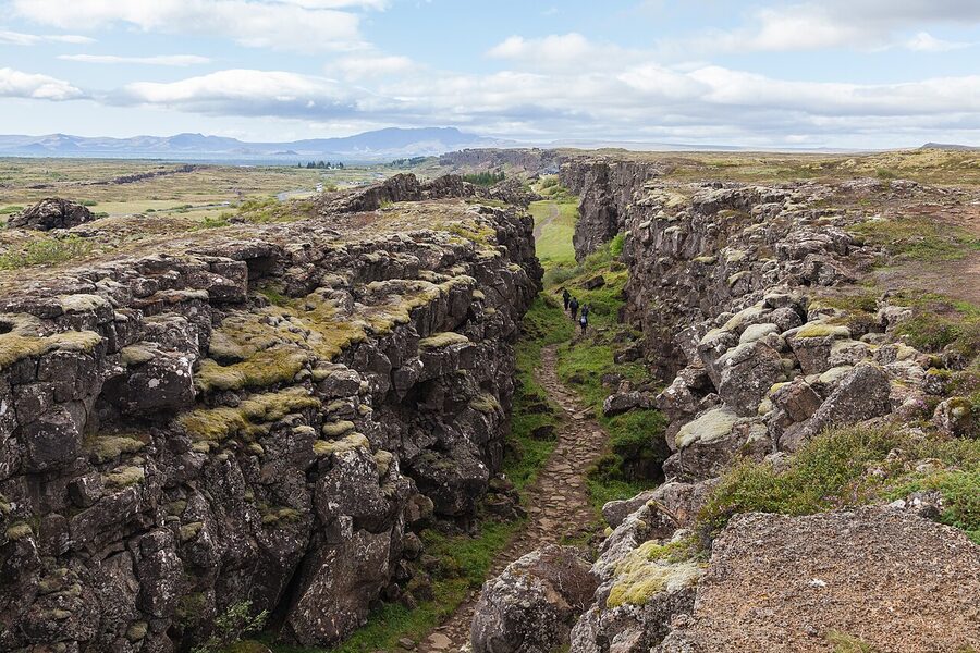 Lögberg Law Rock at Þingvellir