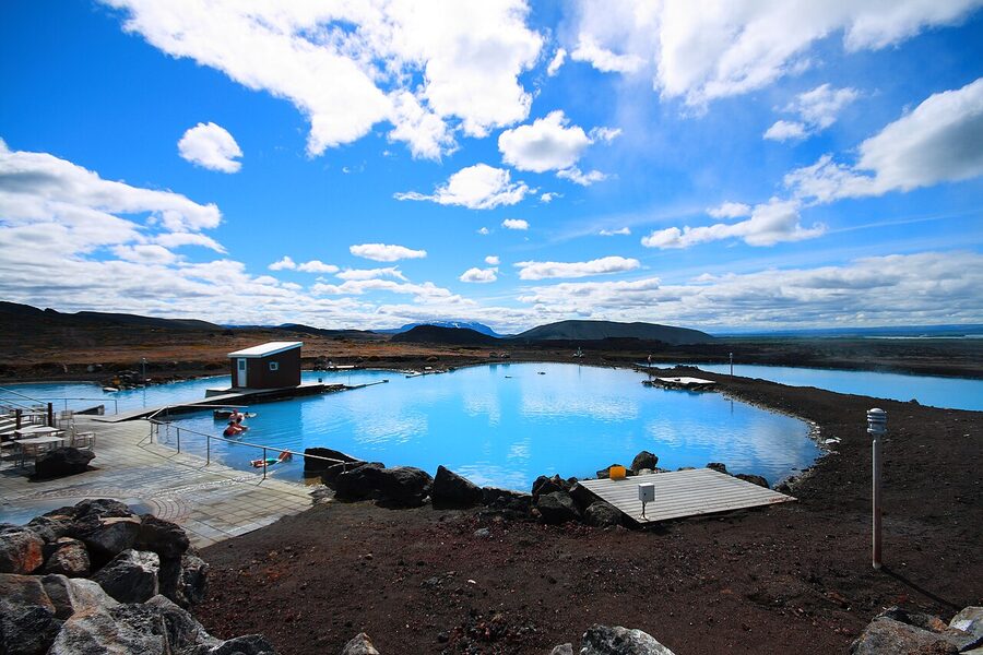 Myvatn Nature Baths blue lagoon in north Iceland