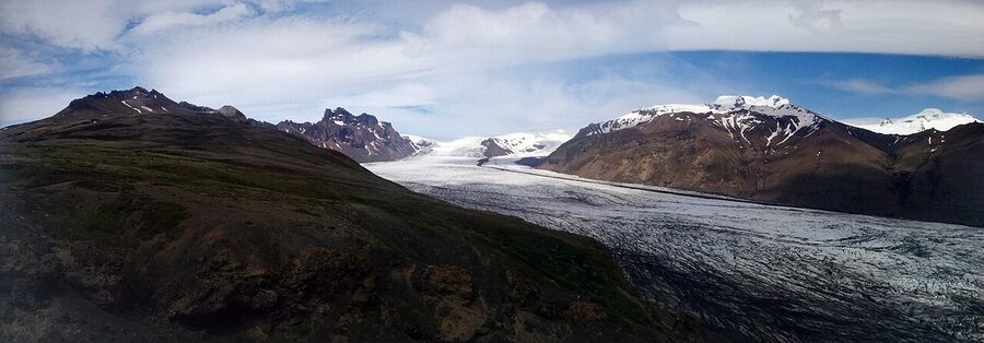 Skaftafell glacier Iceland