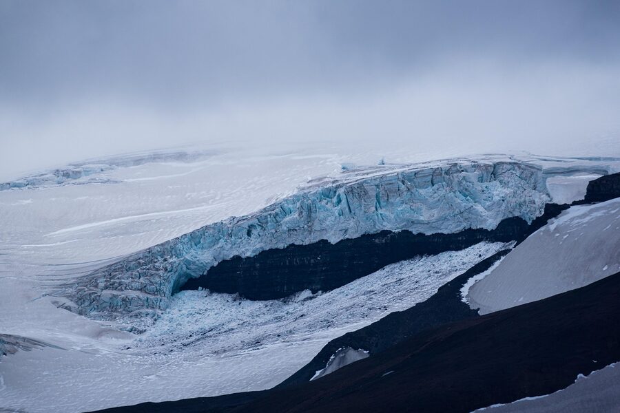 Snowmobile Iceland glacier
