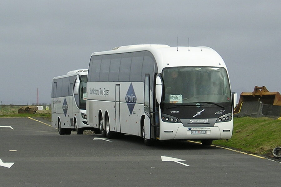 Reykjavik Excursions Flybus airport coach for transfers between KEF and the city