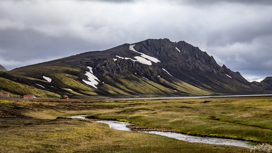 Mountains of Landmannalaugar on the Laugavegur trail in the Icelandic highlands