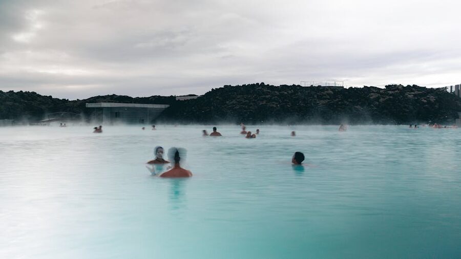 Couple in the Blue Lagoon, Iceland