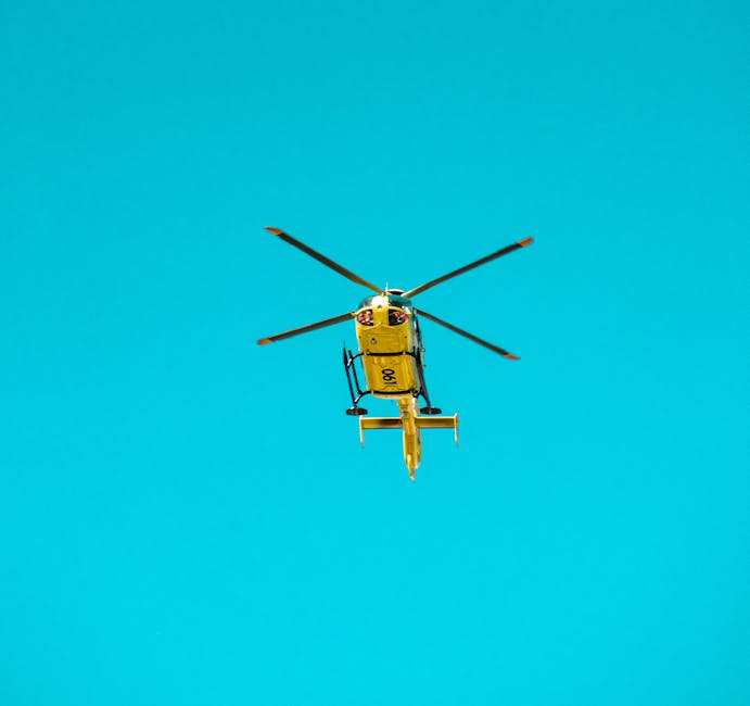 Helicopter flying over Iceland's mountains