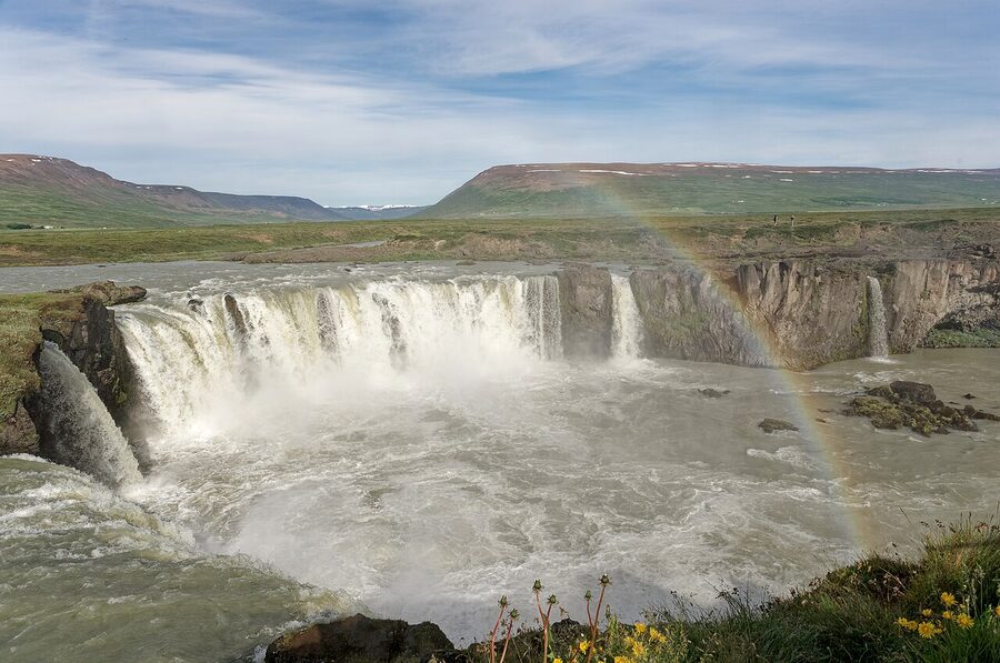 Goðafoss waterfall in north Iceland