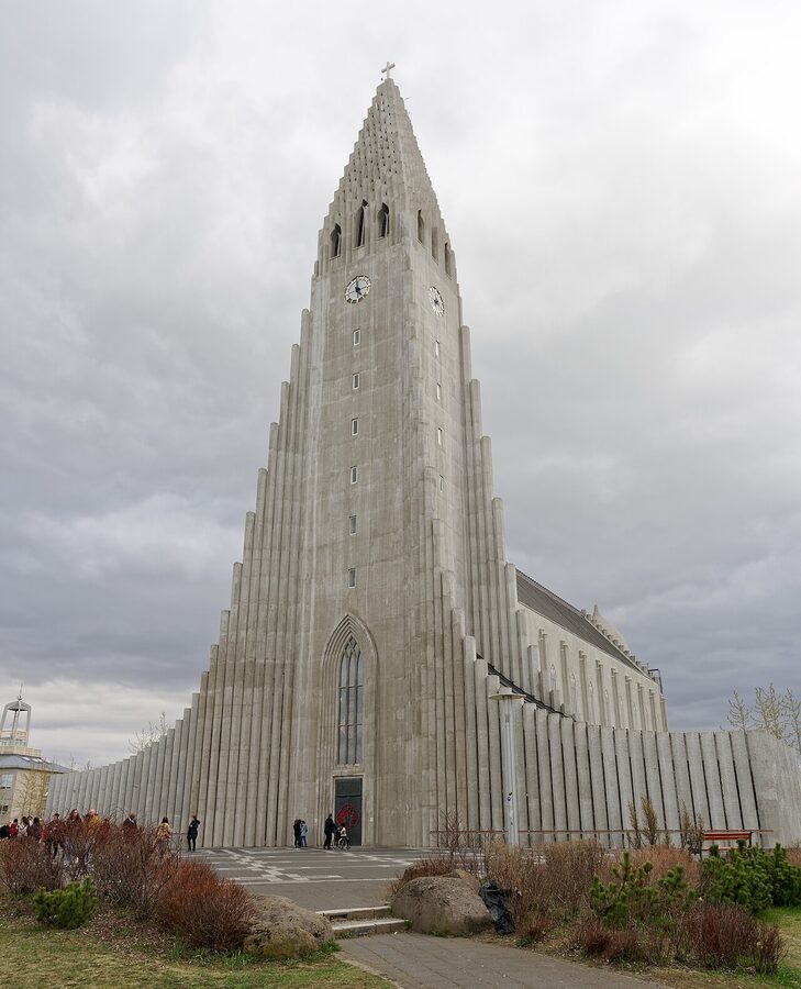 Hallgrímskirkja church in Reykjavík