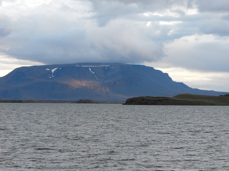Mývatn lake area in north Iceland