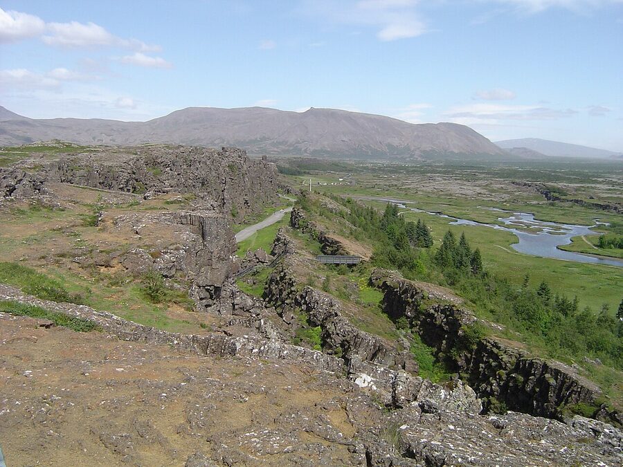 Þingvellir National Park in autumn light