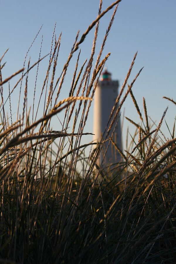 Grotta lighthouse outside Reykjavik facing the Atlantic
