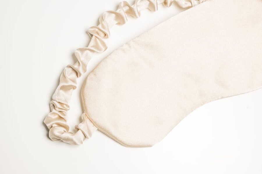 Silk sleep mask, useful for the bright Iceland summer nights