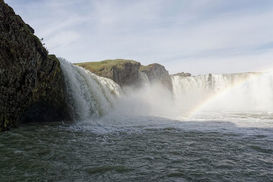 Godafoss waterfall in north Iceland