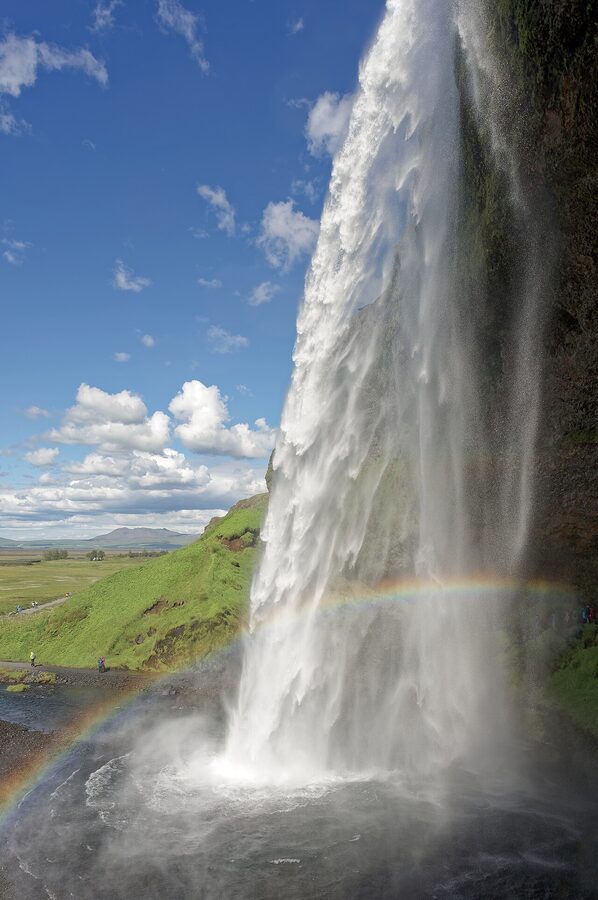 Seljalandsfoss waterfall on the South Coast