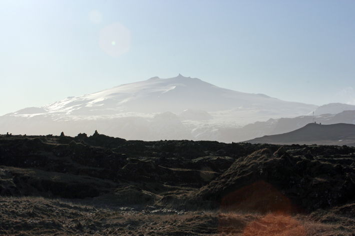 Snæfellsjökull glacier on the Snaefellsnes peninsula in west Iceland