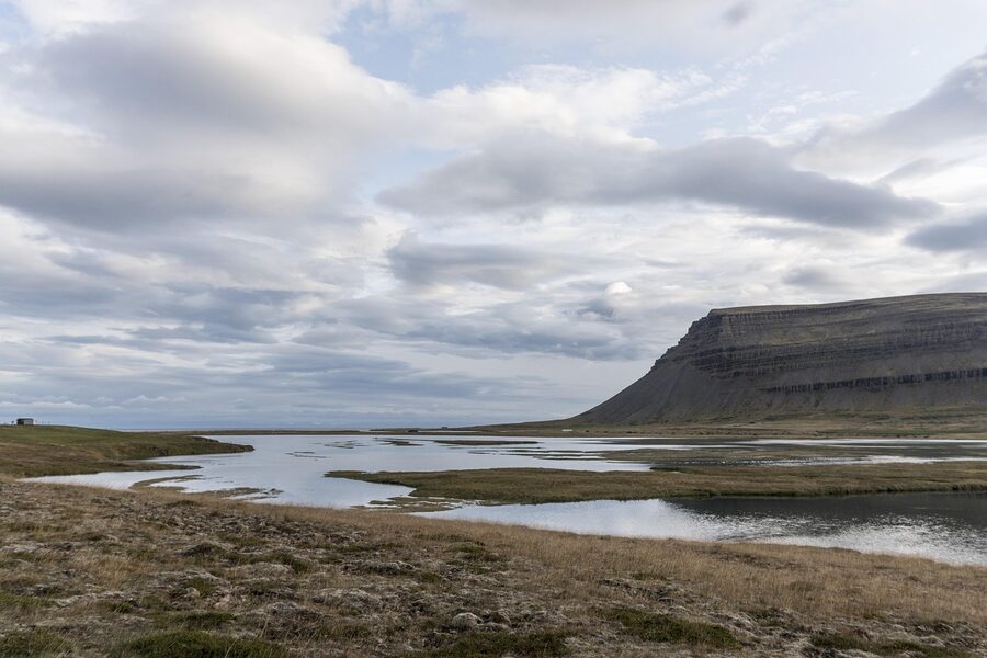 Keflavik airport scene from outside