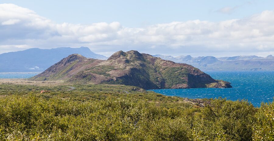 Continental rift cliffs at Thingvellir National Park