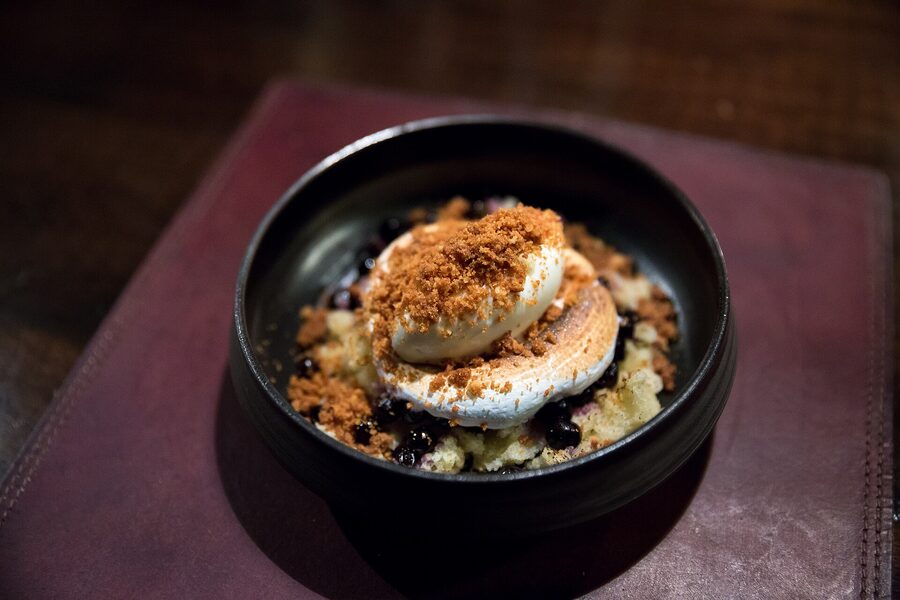 A small plated course at Dill restaurant