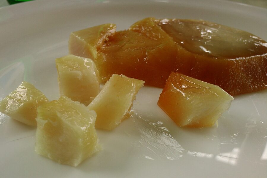 Hákarl fermented Icelandic shark served as small cubes