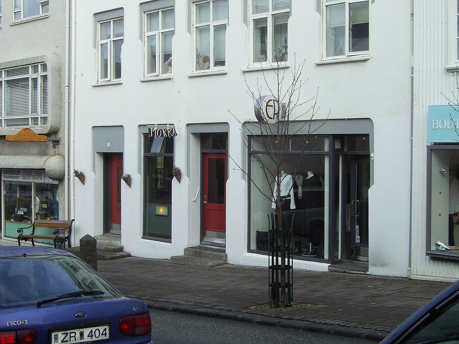 Mokka Kaffi cafe in Reykjavik on Skolavordustigur