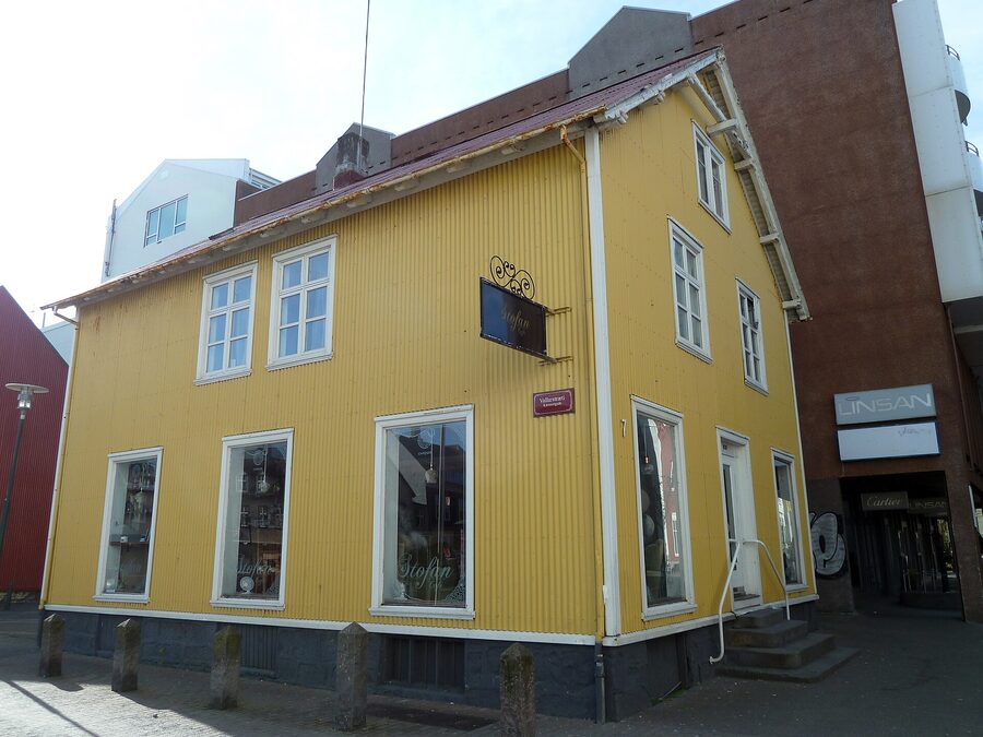 Interior of Stofan Café in Reykjavik