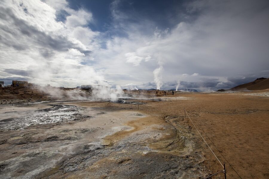 The sulphur pits at Námaskarð, Mývatn area, Iceland