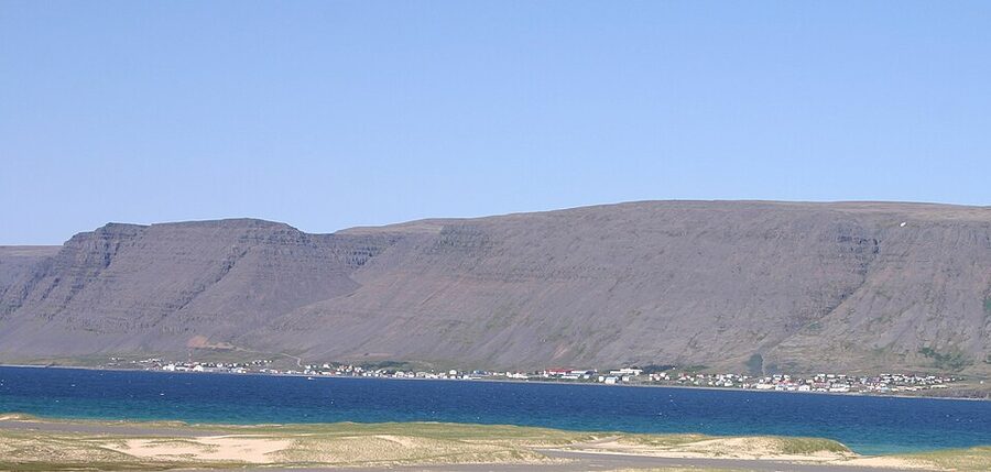 Patreksfjordur fishing village Westfjords Iceland