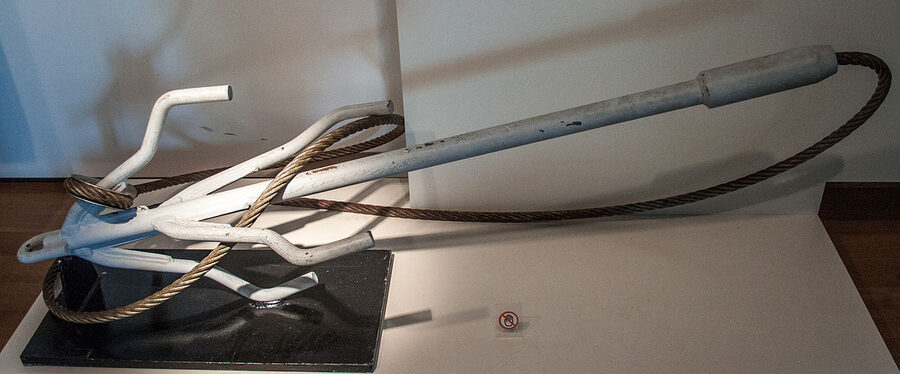 Trawl wire cutter used by Icelandic coast guard in the Cod Wars