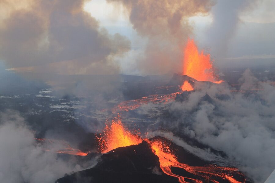 Bárðarbunga volcanic eruption of 2014 in the highlands