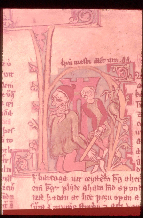Depiction of Harald Fairhair, the Norwegian king whose consolidation of Norway drove many Norse chieftains to settle Iceland