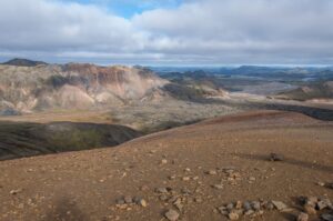 Landmannalaugar rhyolite mountains in Iceland highlands summer
