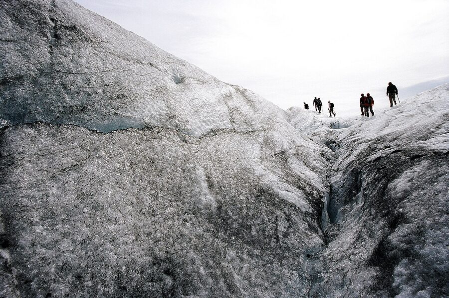 Skaftafell glacier in Iceland
