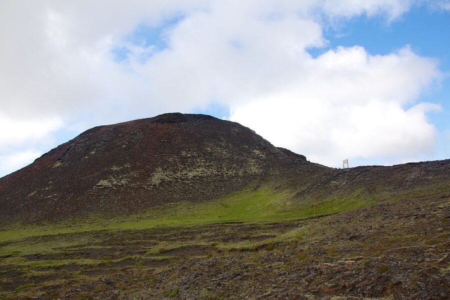 Þríhnúkagígur dormant volcano crater in Iceland
