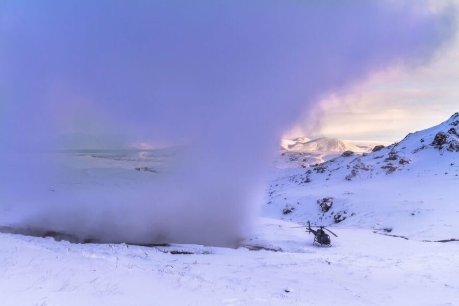 1-Hour Helicopter Tour in Iceland: The Geothermal Tour - What you’ll see: power plants, bubbling springs, and crater views
