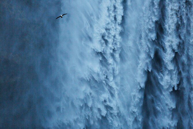 2-Day South Coast Waterfalls, Jokulsarlon Glacier Lagoon and Hike from Reykjavik - Skógafoss: climb the steps for the wide-angle payoff