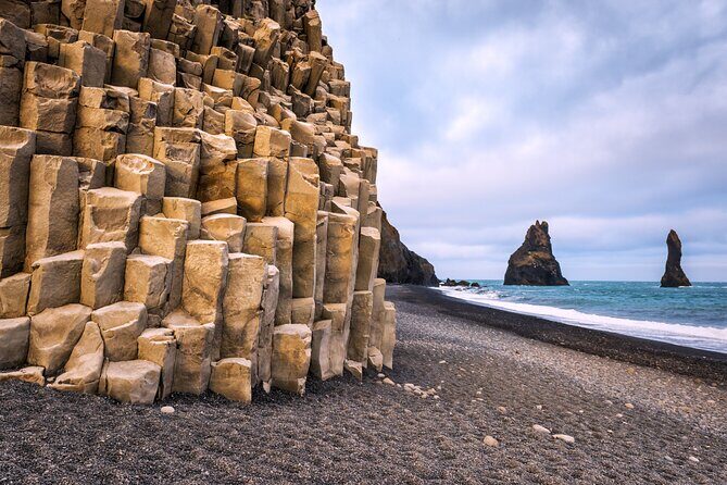 2-Day South Coast Waterfalls, Jokulsarlon Glacier Lagoon and Hike from Reykjavik - Reynisfjara black sand and basalt: dramatic, windy, and very photo-ready