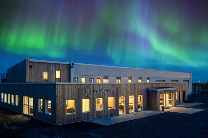 4 Day Northern Lights Adventure - Ice Caves & 4x4 Super Jeeps - Midgard Base Camp: dorm life, rooftop heat, and aurora forecasting