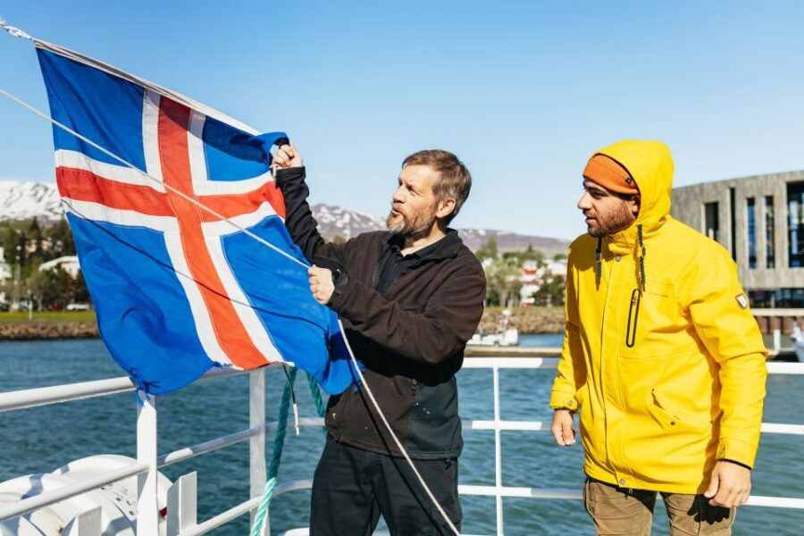 Akureyri: 3-Hour Classic Whale Watching Tour by Ship - Thermal overalls, hot drinks, and the onboard perks that pay off