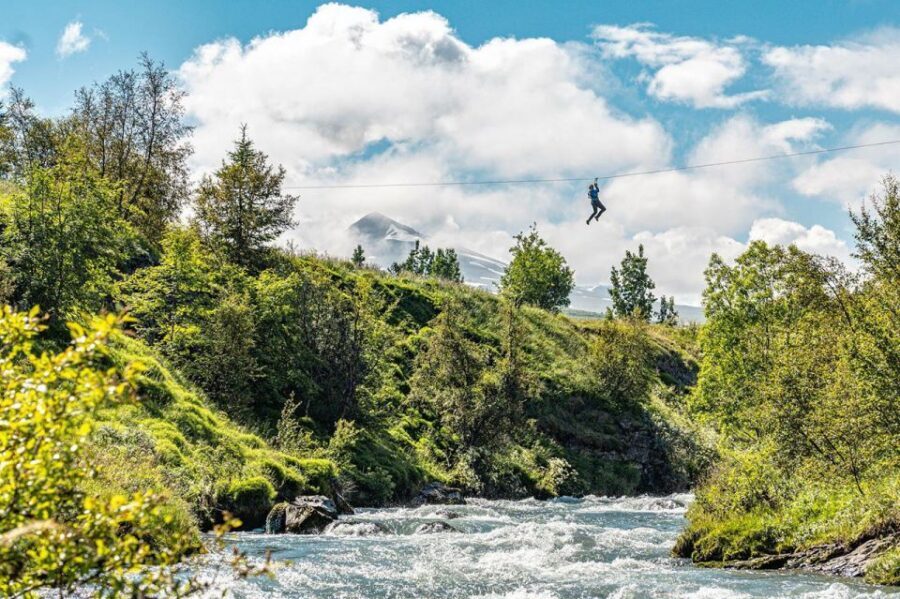 Akureyri: Zipline Tour - Meeting Point to First Platform: The Tour’s Smart Rhythm