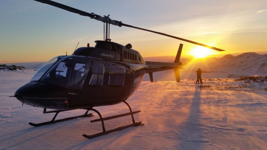 ATV & Helicopter combination tour From Reykajvik - Reykjavik from above: what the helicopter part feels like