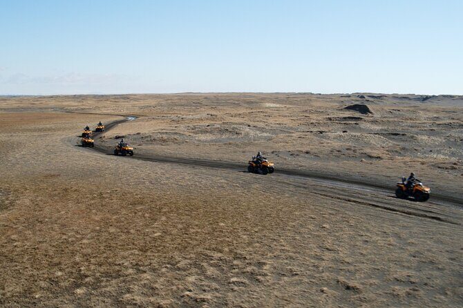 ATV - QUAD Adventure - South Coast speed with Hafnarberg cliffs in view